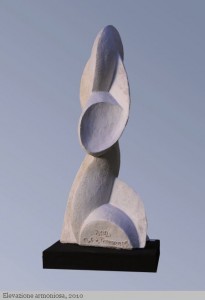 Elevazione armoniosa, 2010 terraccotta, cm 42